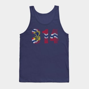 314 St Louis Flag Missouri Tank Top